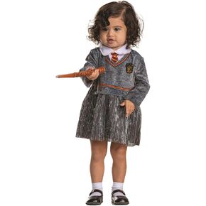 Disguise Infant Gryffindor Hermione Posh Infant Costume, Official Wizarding World Harry Potter Halloween Costumes for Babies