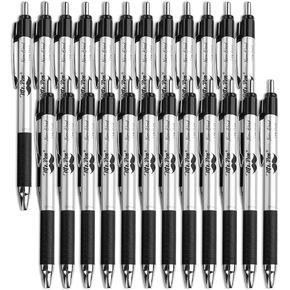 Mr. Pen No Bleed Pens, Bible Pens, Fine Tip, Black, Pack of 6