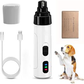 Pro Silent Grind Pro ، Silent Grind Pro للكلاب ، Silent Groom Pro Dog Shrimmer ، New Dog Dog Nail Clippers for Dog Nail Lamberers قابلة للشحن ، طاحونة الكلب الهادئة الفائقة ، أداة GAWS PET PAWS (1PC)