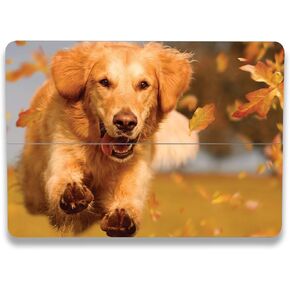 MightySkins Skin Compatible with Microsoft Surface Laptop Studio 2 (2023) Full Wrap Kit - Puppy Fall | Protective, Durable, and Unique Vinyl Decal wrap Cover | Easy to Apply | Made in The USA