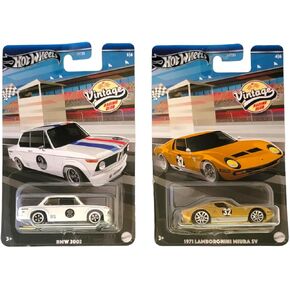 Hot Wheels 2024 Vintage Racing Club Set of 2 Diecast Vehicles from HRT81-956A Release Bundle