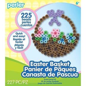 Perler 225 pc Easter Basket Fused Beads Kit