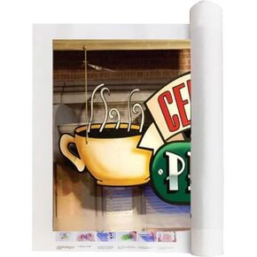 5D DIY Diamond Painting Friends Tv Art Full Round Drill Pictures Cafe Embroidery Mosaic Cross Stitch Craft Wall Decoration Adults-12x16 in(30x40cm)