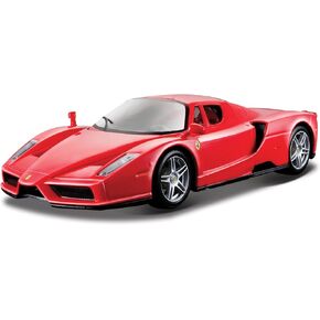 Bburago Ferrari Race & Play Ferrari ENZO Super Car - 1:24 Scale - Incredibly Detailed Die-Cast Replica Collectible Model Vehicle