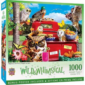 MasterPieces - 1000 Piece Jigsaw Puzzle, Birthday Party, Funny Animals, Activity for Adults, Family, Kids, Matte Finish, 19.25" x 26.75"