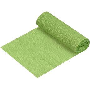 Meccanixity Crepe Pape Roll 8.2 قدم طوله 5.9 بوصة لحفل حفل الزفاف مختلف الديكور المهرجانات الكبيرة ، حزمة Fuchsia 3 in Kuwait