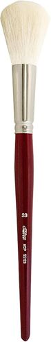 Silver Brush Limited 5518S-20 Silver Mop White Round Paintrush للزيت ، الأكريليك ، الألوان المائية ، الباستيل ، والفحم ، الحجم 20 ، مقبض قصير in Kuwait