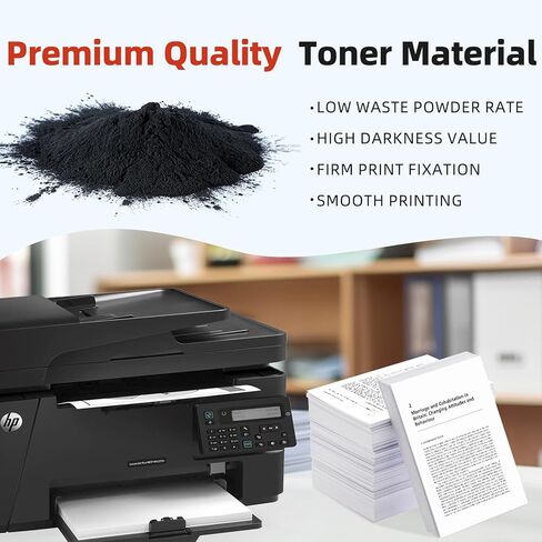 83A Toner Cartridge Black with Chip 1 Pack, 83A CF283A Toner Cartridge Replacement Compatible for HP 83A CF283A 83X CF283X for Laserjet Pro MFP M201n M125a M125nw M201dw M225dw M127fn M127fw in Saudi Arabia