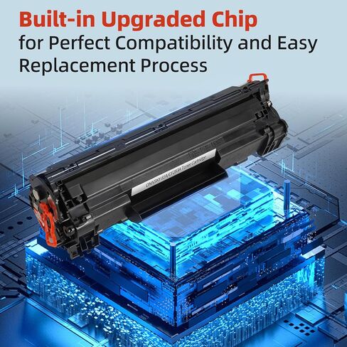 83A Toner Cartridge Black with Chip 1 Pack, 83A CF283A Toner Cartridge Replacement Compatible for HP 83A CF283A 83X CF283X for Laserjet Pro MFP M201n M125a M125nw M201dw M225dw M127fn M127fw in Saudi Arabia