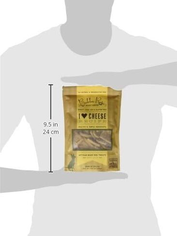Bubba Rose Biscuit Co. - Pizza Dog Biscuits - Pizza Crust 6.5 oz. Bag - Allergy Friendly, Wheat, Corn, Soy & Gluten-Free Dog Treats, Made in The USA in Saudi Arabia