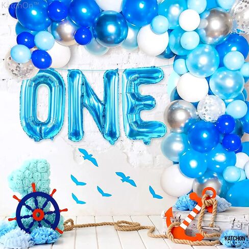 Katchon ، Balloon Red One لعيد الميلاد الأول - 16 بوصة | بالون عيد ميلاد واحد ، والبالون واحد حمراء لتوت ديكورات عيد الميلاد الأولى | بالون رقم 1 الأحمر لعيد الميلاد الأول | ديكورات عيد الميلاد الأولى in Kuwait