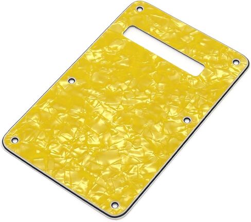 6 Hole Strat Guitar Back Plate Tremolo Cover Backplate for Fender USA/Mexican Standard Stratocaster (Agate Red) in Kuwait