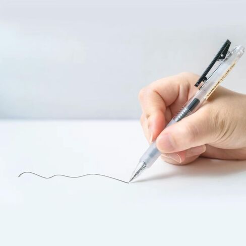 Ultra Fine Point Pens 0.38 Smooth Writing Retractable Pens for Journaling Planner,Note Tacking,0.38mm Tip,Quick Dry Black Ink,Refillable Ink Refill,6 Count in Saudi Arabia