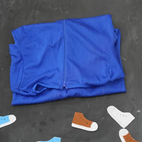 Merroyal Unisex Blue Cat Costume, Book Day Dress Up, Cute Blue Animal Halloween Outfit in Kuwait