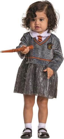 Disguise Infant Gryffindor Hermione Posh Infant Costume, Official Wizarding World Harry Potter Halloween Costumes for Babies in Saudi Arabia