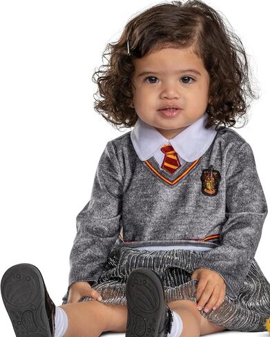 Disguise Infant Gryffindor Hermione Posh Infant Costume, Official Wizarding World Harry Potter Halloween Costumes for Babies in Saudi Arabia