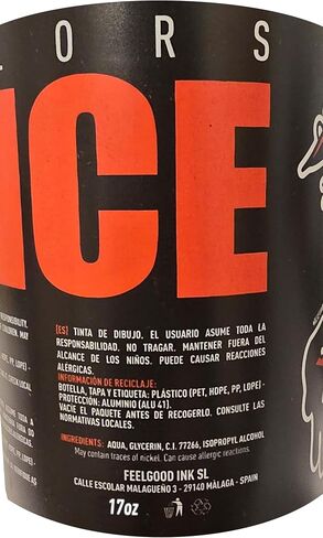 Vicious Black - Drawing Ink, The Tattoo Artist Choice for Blackout Heavy Blackwork and Solid Black Drawings - 8.5oz/250ml in Saudi Arabia