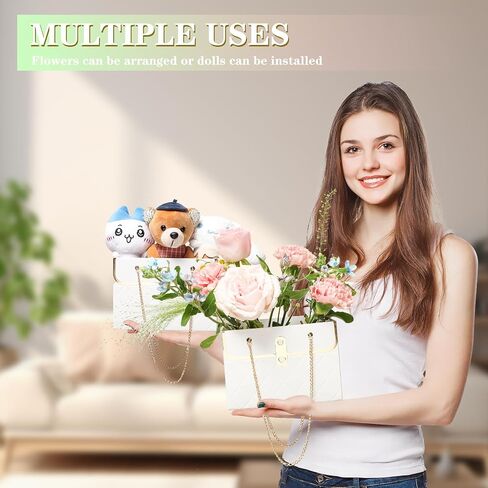 xialgshe 10 Pcs Gift wrapping paper,Flower bouquet,Birthday wrapping basket,Florist carrier bag for Arrangements,Wedding,Valentine's,Mother's Day,Baby Shower (Pink) in Saudi Arabia