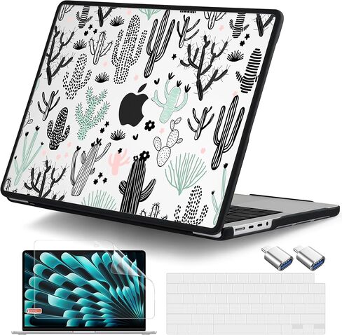 DONGKE for MacBook Air 13.6 inch Case M3 M2 2024-2022 Release Model A3113 A2681, Anti-Cracking & Anti-Fingerprint Plastic Hard Shell Cover with Soft Rubber Bumper for Teen Girl, Red Lips in Saudi Arabia