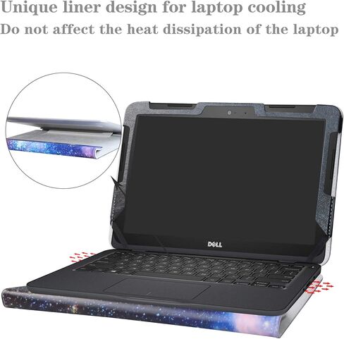 Alapmk Protective Case for Dell Inspiron Chromebook 11 2-in-1 3181/Chromebook 11 3181/Chromebook 3100 Education 2-in-1 & for Dell Latitude 11 2-in-1 3190 Education/3190 Education 11.6" Laptop,Galaxy in Saudi Arabia