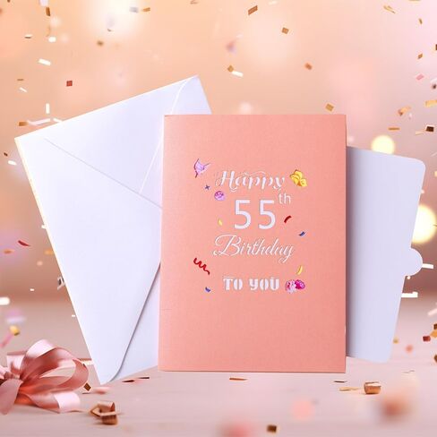 Hblife Happy 75th Birthday Pop up up ، هدية بطاقة تهنئة عيد ميلاد ثلاثية الأبعاد مع ملاحظة فارغة ومظروف ، هدية تذكارية مثالية للنساء ، أمي ، أخت ، زوجة ، صديق in Kuwait