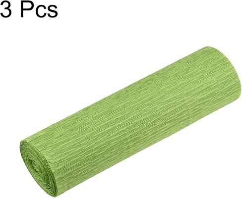 MECCANIXITY Crepe Paper Roll 8.2ft Long 5.9 Inch Wide for Wedding Ceremony Various Large Festivals Decoration, Fuchsia Pack of 3 in Saudi Arabia
