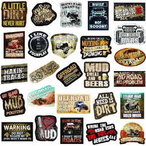 Offroad Stickers – These Off Road Stickers are Perfect for Every 4x4 Enthusiast- Our Truck Decals Make Great Gifts – These Truck Stickers are Waterproof Vinyl Stickers and Come in a Pack of 26