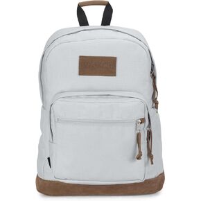 JanSport Right Pack Premium Backpack - Durable Daypack with Padded 15" Laptop Sleeve, Spacious Main Compartment & Integrated Water Bottle Pocket, Oyster Mushroom