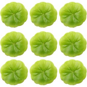 Alipis 30pcs Duckweed Live Plant for Aquarium Pond Floating Plant Micro Landscape Lily Pads Pond Plants Leaves Decor Artificial Plant Water Pond Lily Pad Faux Leaf Fish Pond 6cm