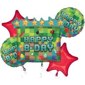 Bouquet Tnt Pixel Party Balloon