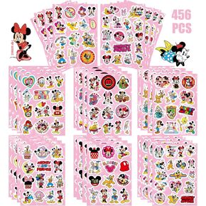 Mouse Stickers, Scrapbooking, 32 Different Sheets, Teacher Reward Stickers Prizes, Mouse Themed Birthday Party Favors Supplies (32 Pack)，Recommended Age 18 (B)