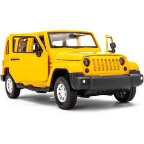 سيارات Diecast Model Cars Toy ، Rangler Rubicon1: 32 Scale Alloy Petwing Toy مع لعبة الصوت واللعب الخفيف للفتيات والأولاد أطفال (أزرق)