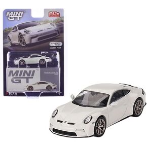 Diecast Collectibles Model Car Compatible with Mini GT 1:64 Porsche 911 (992) GT3 Touring Crayon Limited Edition MGT00675