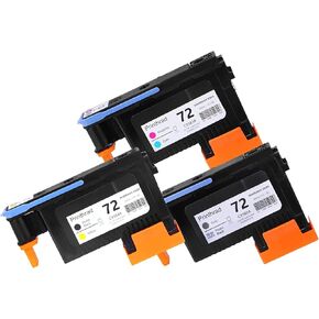 Ademon 72 Printheads, Compatible with Printers, Compatible with Newer ChipsT610 T620 T770 T790 T1100 T1120 T1200 T1300 T2300 Printer 3 Packs (Gray/Photo Black, Cyan/Magenta, Matte Black/Yellow).