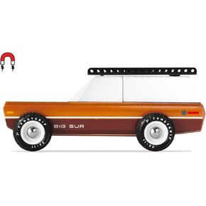 Candylab Toys - Americana Collection - Big Sur Brown - Premium Handcrafted Wooden Car Toy