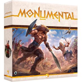 Monumental - Civilization & Deckbuilding Board Game, Adults & Family, Ages 10+, 2-4 Players