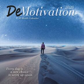 Carousel Calendars, Demotivation 2025 Wall Calendar