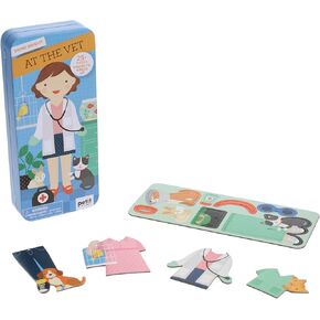Petit Collage Shine Bright Studio Dress Up Game - Magnetic Board with Mix & Match Pack
