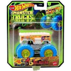 Hot Wheels Monster Trucks Glow in The Dark 1:64 Scale Trucks 5 Alarm