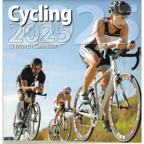 Bachmann Press 2025 Cycling Full Size Wall Calendar for Planning, Scheduling, and Organizing