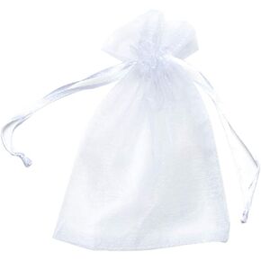WINBOB 50Pcs 4x6 inches Sheer Organza Bags Jewelry Drawstring Pouches Wedding Party Christmas Favor Gift Bags