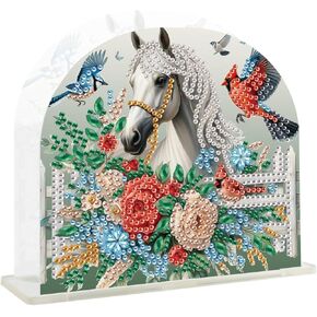 Diamond Art Napkin Holder Diamond Painting Napkin Holder Diamond Art Kits for Adults Napkin Holder for Table Diamond Painting Kits Napkin Holders for Paper Napkins Gem Art Horse