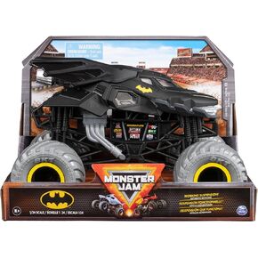 Monster Jam, Official Batman Monster Truck, Collector Die-Cast Vehicle, 1:24 Scale, Kids Toys for Boys Ages 3 and up