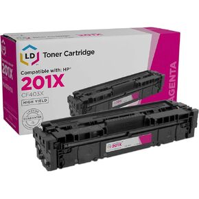 LD Products Toner Cartridge Replacement for HP 201X CF403X High Yield (Magenta) Compatible with HP Printers M252dw M252n M277c6 M277n MFP M277dw M252dw M252n M277n MFP M277dw