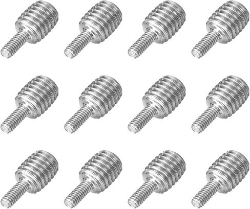 uxcell M6x10mm to M10x10mm Double End Threaded Stud Screw Bolt, 8Pcs 304 Stainless Steel Thread Reducer Adapter for Furniture Machinery Assembly Fastener in Saudi Arabia