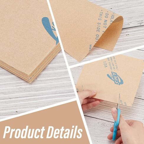 BENECREAT 60 Sheets Anti-Rust Paper, 5.9x5.9 Inch Rust-Proof Paper, 0.1mm Thick Anti-Corrosion Paper for Protecting Jewelry, Metal Ware, Electronics & Musical Equipment in Saudi Arabia