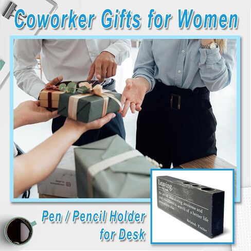 Vizuzi Sarcastic Farewell Gift - Funny Coworker Leaving Gift for Women, Bestie Going Away Pencil Holder in Saudi Arabia