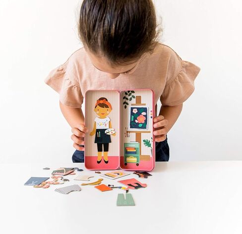 Petit Collage Shine Bright Studio Dress Up Game - Magnetic Board with Mix & Match Pack in Kuwait