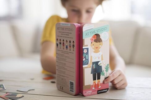 Petit Collage Shine Bright Studio Dress Up Game - Magnetic Board with Mix & Match Pack in Kuwait