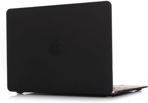 Se7enline Compatible with MacBook 12 inch Case Model A1534 2015/2016/2017/2018/2019 Version Laptop Hard Shell Protective Case&Keyboard Cover Skin&Screen Protector,Black in Kuwait